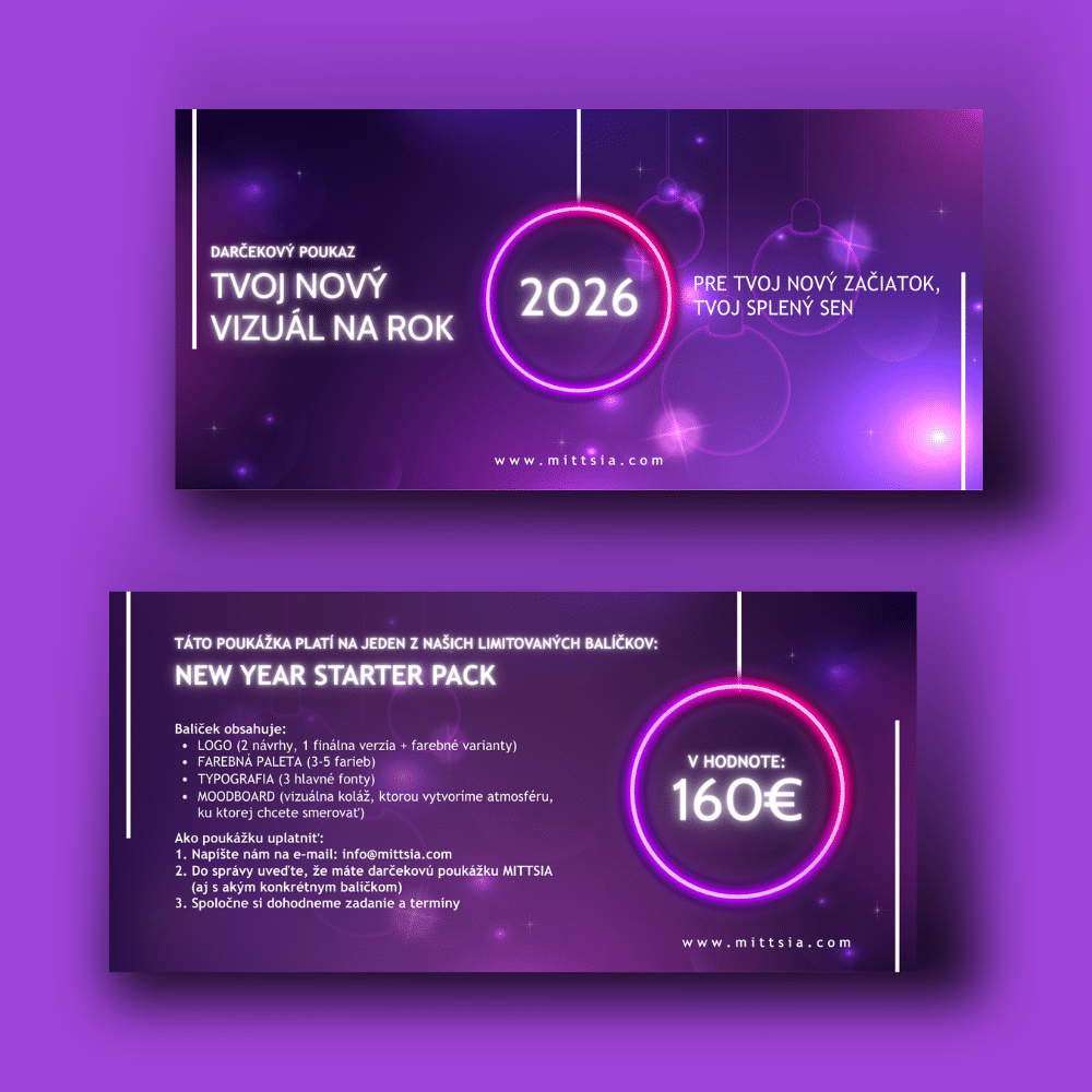 DARČEKOVÝ POUKAZ STARTER